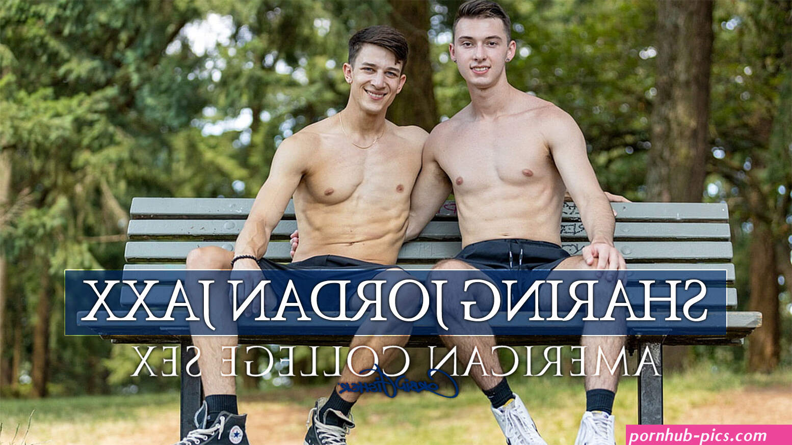 American College Sex: Jordan Jaxx Chris and Evas Bisexual Threesome in Sharing Jordan
