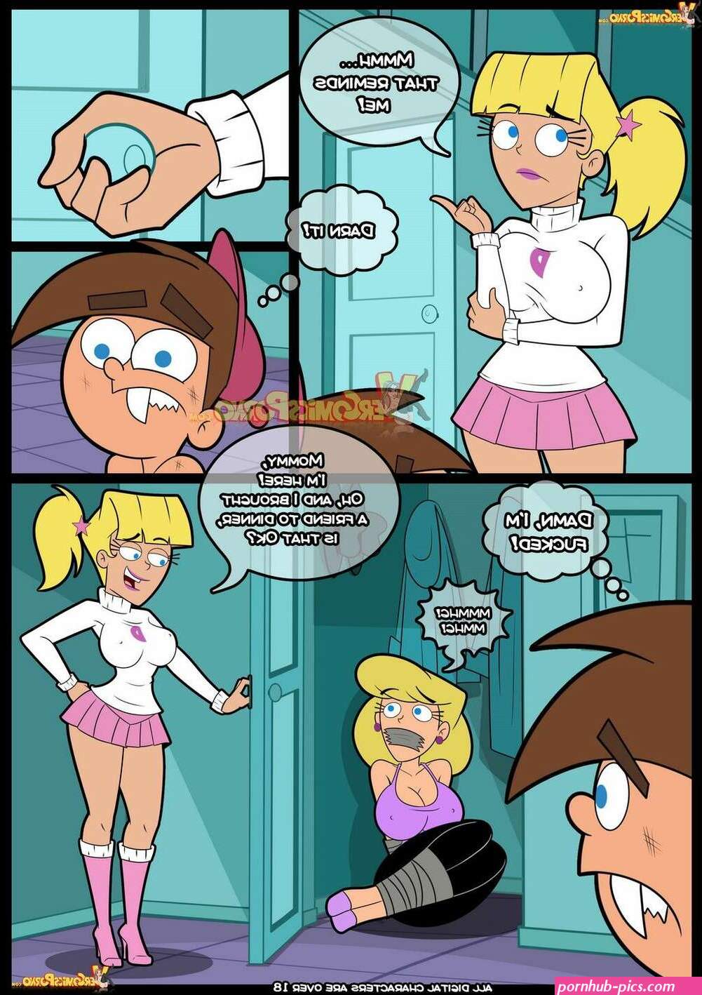 Porn comic Breaking The Rules. Part 6. The Fairly OddParents. Sex comic beauty caught the