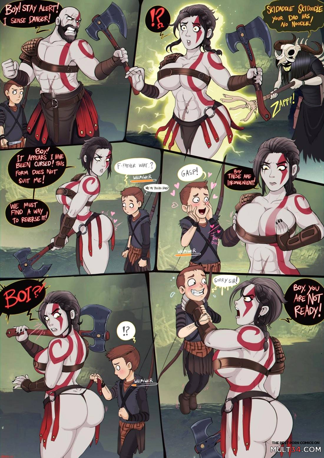 God Of War porn comics cartoon porn comics Rule 34
