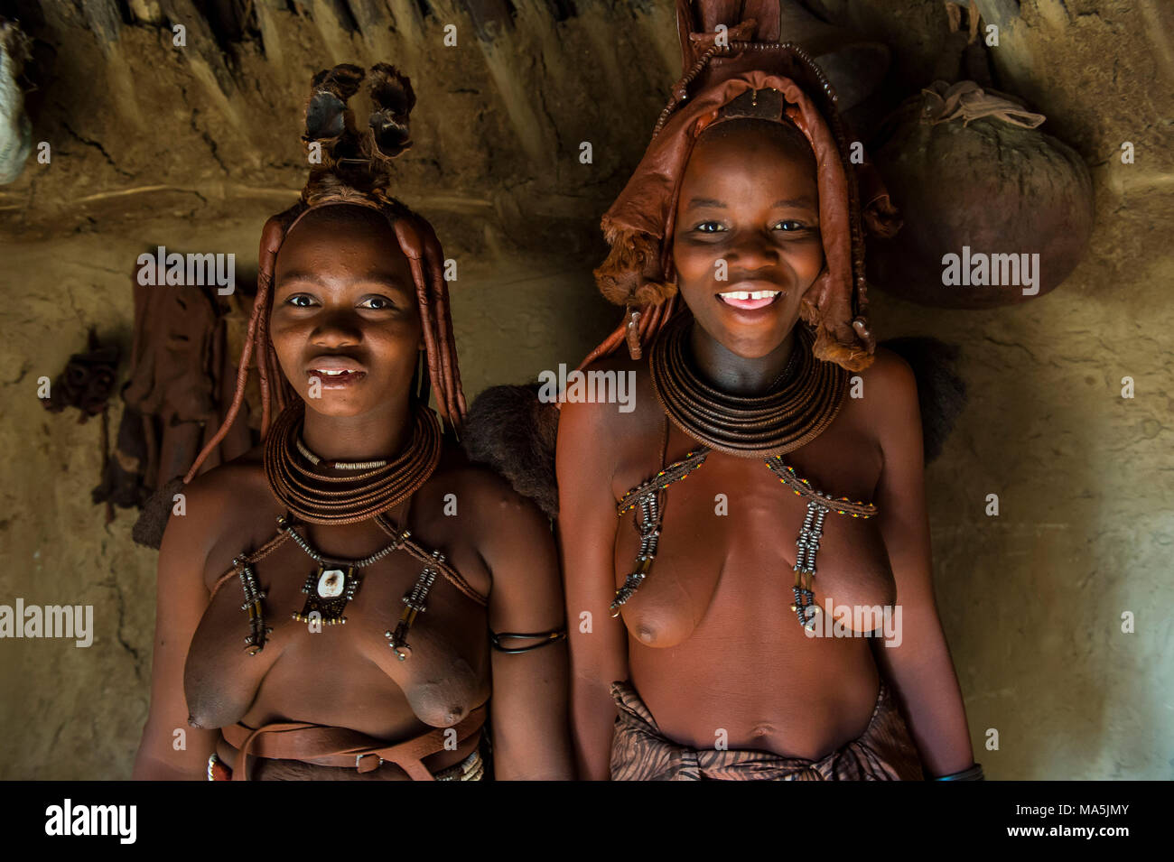 Young himba girls hi-res stock photography and images