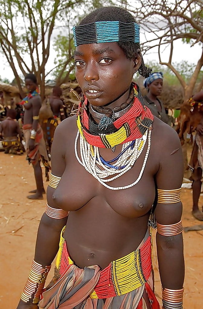 Nude african village