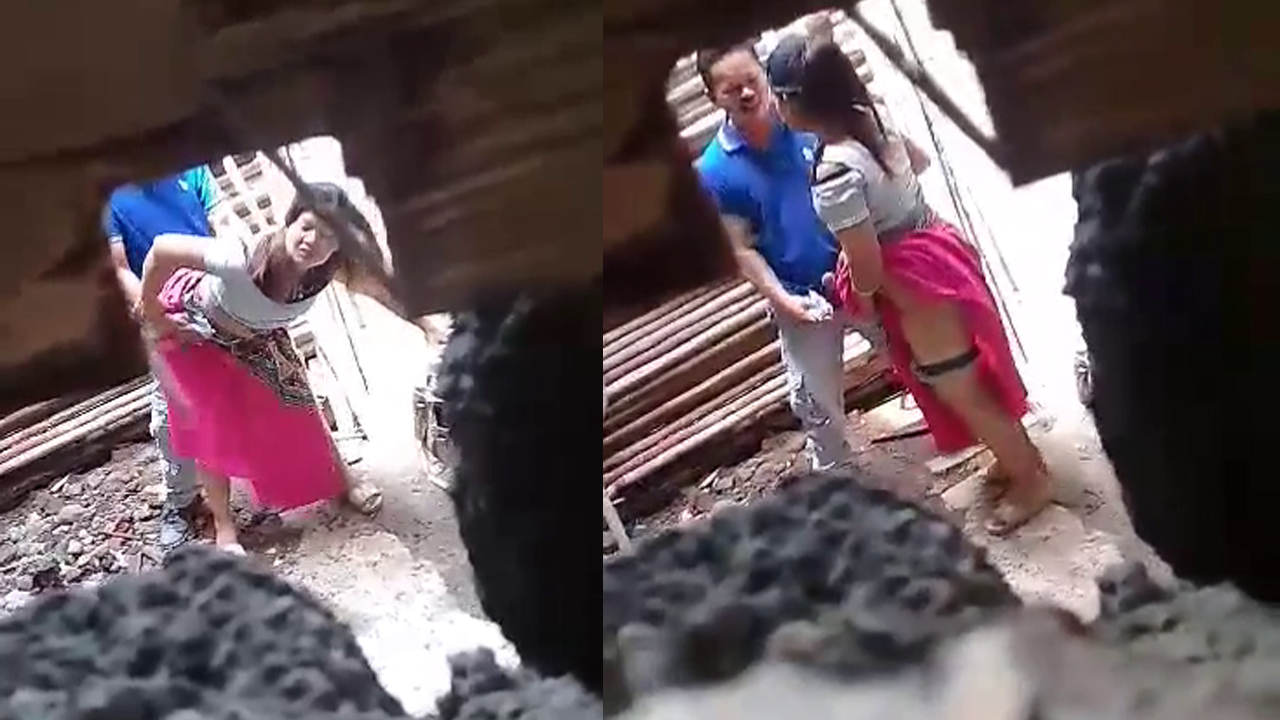 Leaked Video: Desi Lovers Caught in Standing Sex Position Outdoors by Hidden Camera