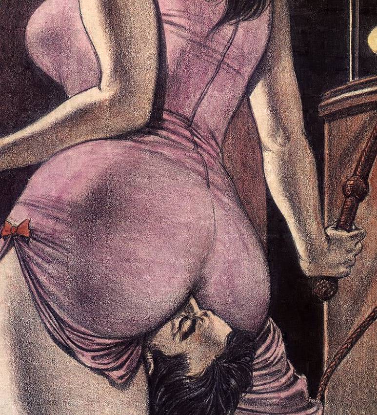 Sexy and naughty toon facesitting. Adult Comics content