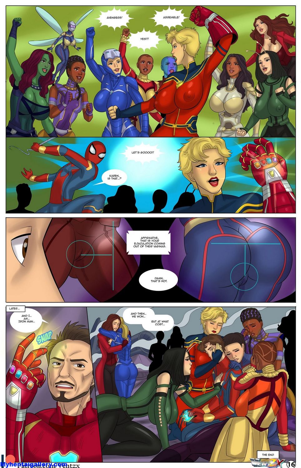 Avengers Halftime Porn Comic