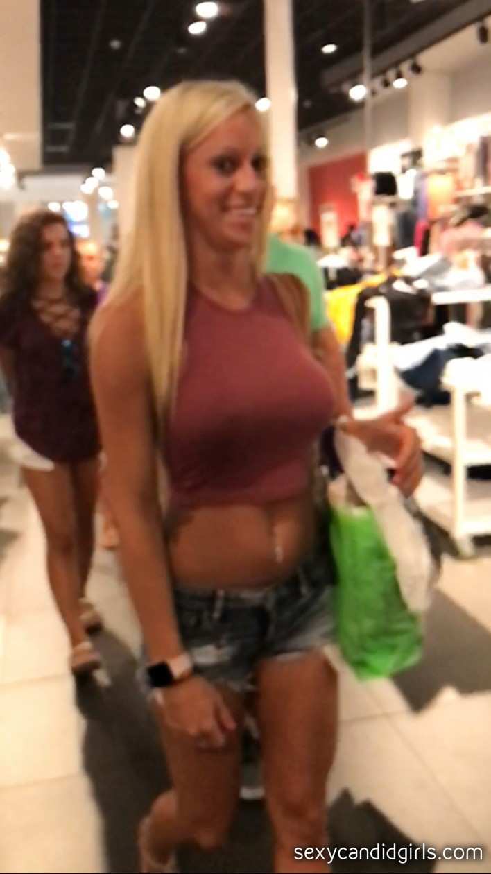 Big Tits Blonde With Hard Nipples Creepshots