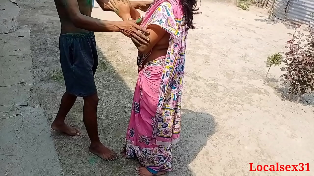 Pink Saree Beautiful Bengali Bhabi Sex In A HoliOfficial video By Localsex31