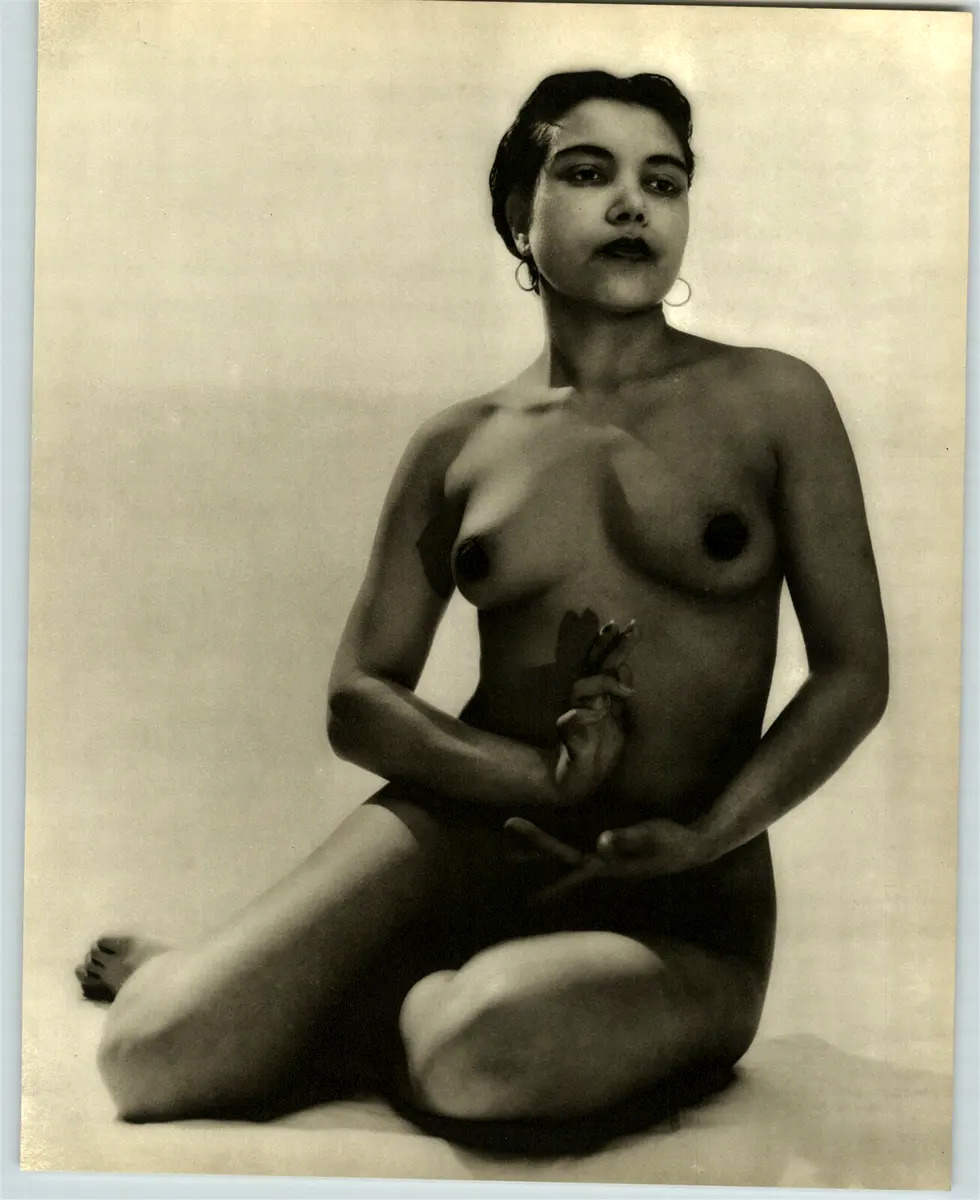 1955 John Everard Asian Calcutta Bengali Nude Female Breasts Photo Gravure