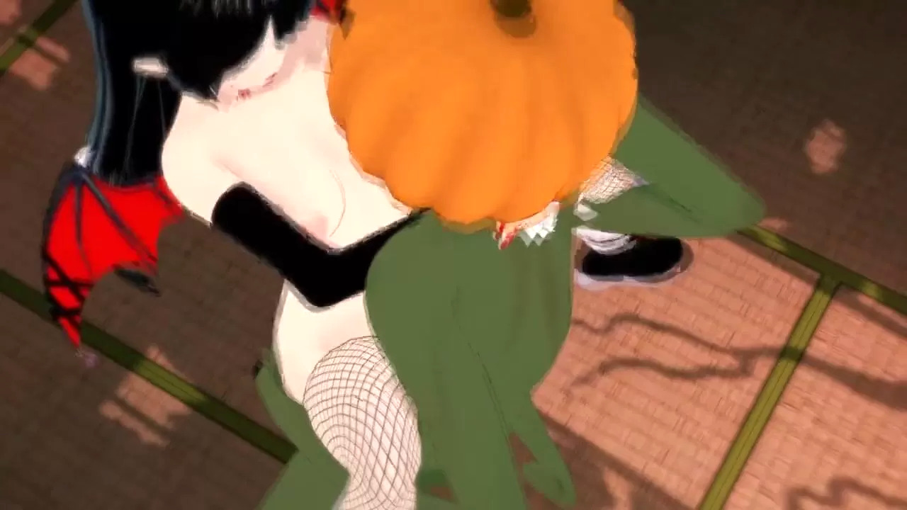 Vampire Girl with Halloween Pumpkin watch online