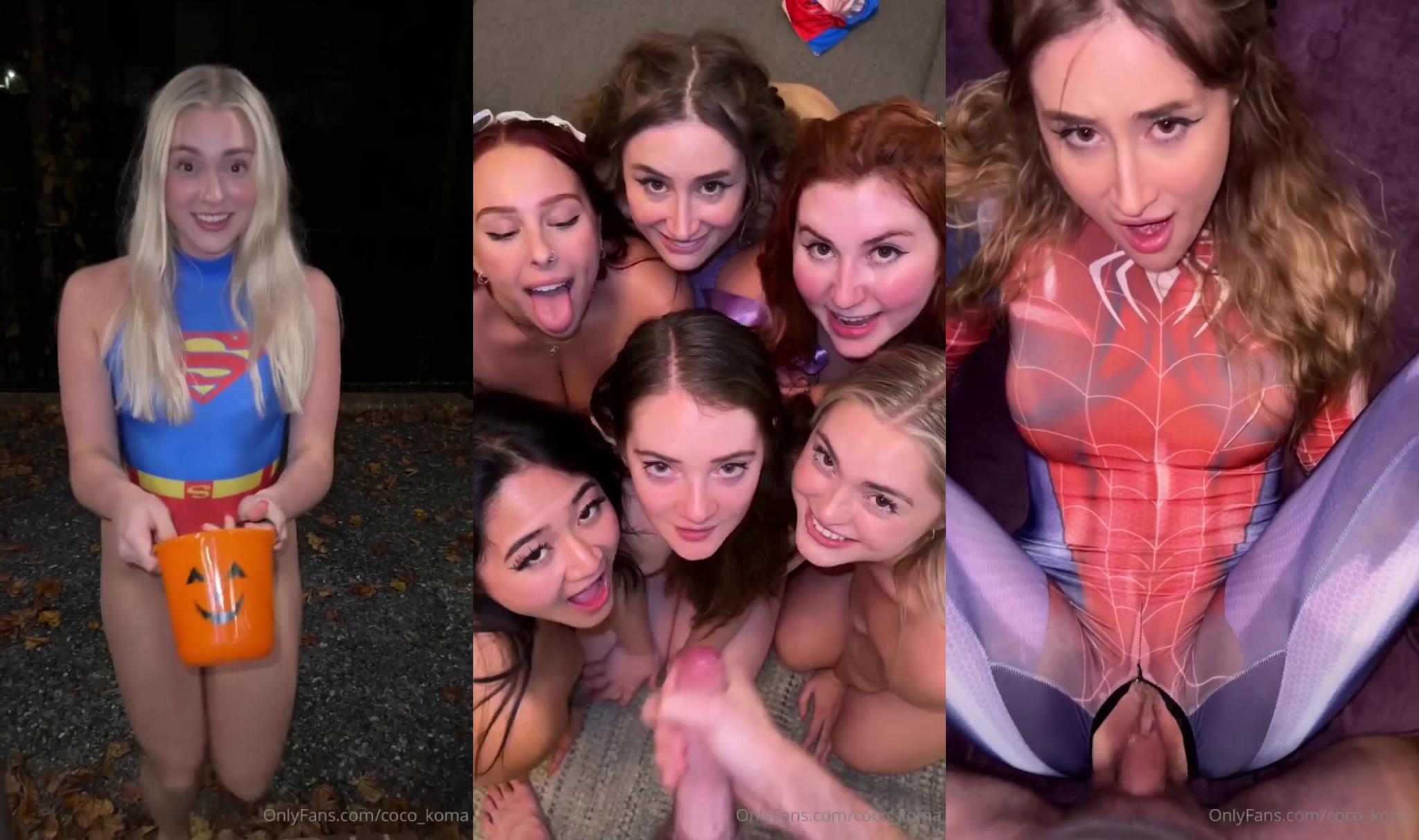 Halloween Trick or Treat Orgy