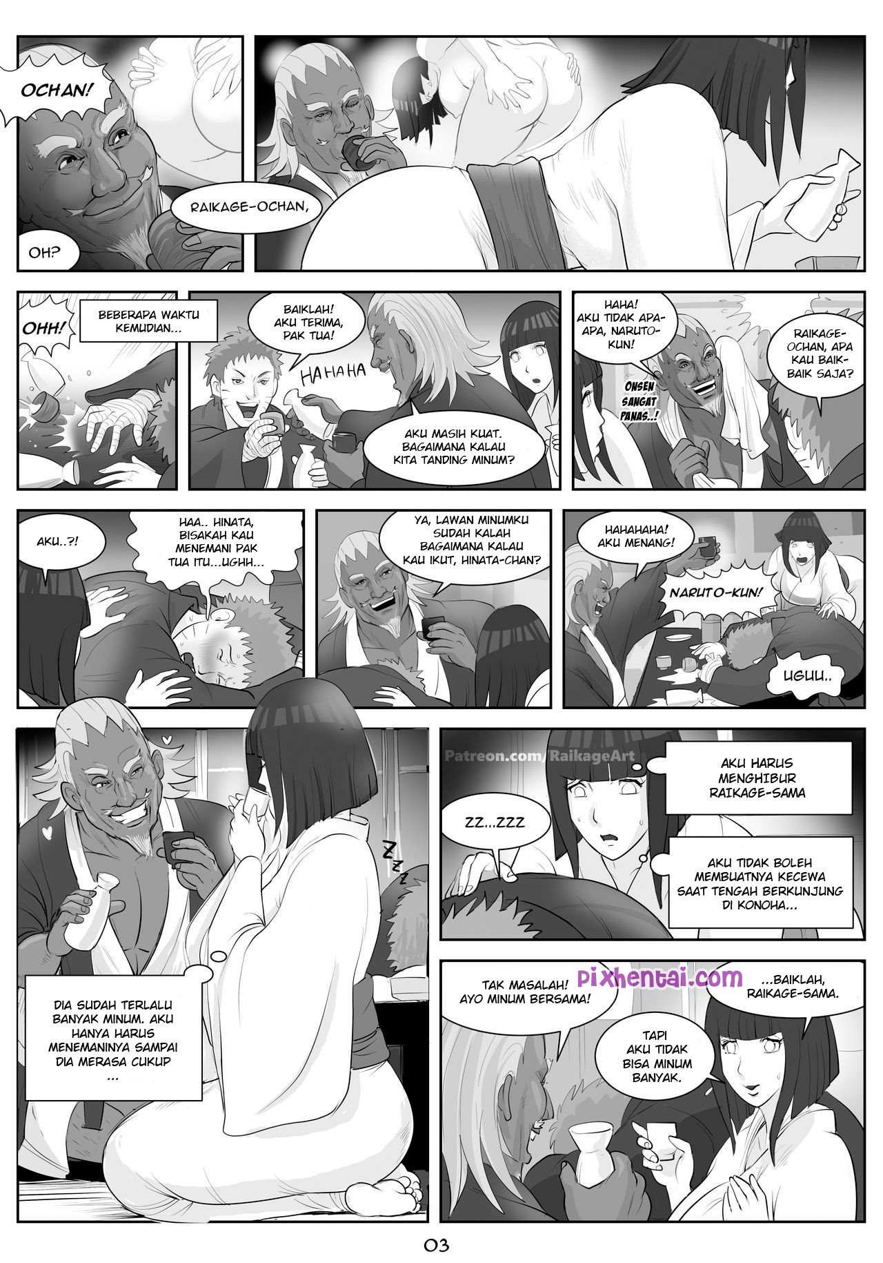 Hinata Dientot Penis Besar Raikage