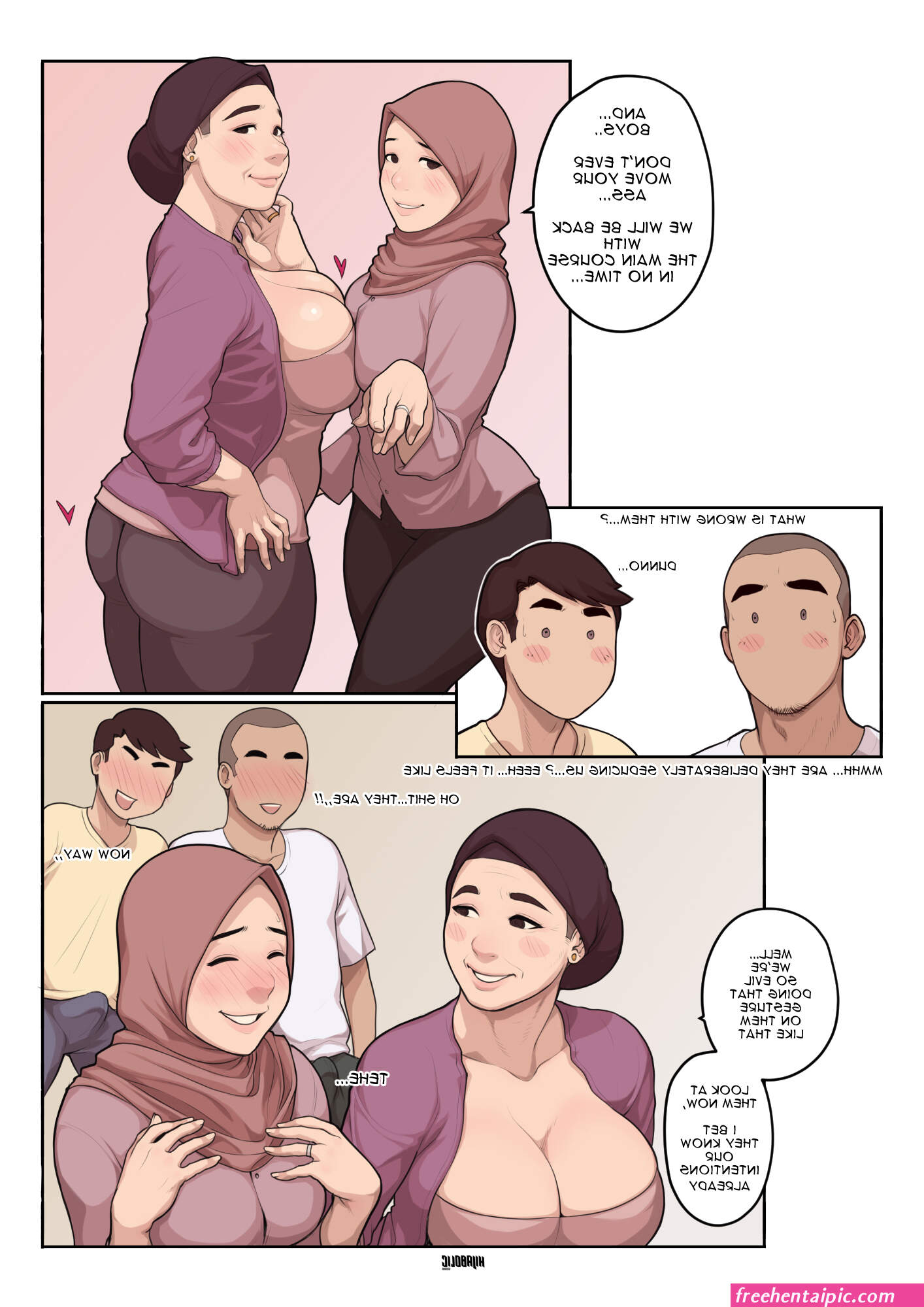 tudung fuck comic