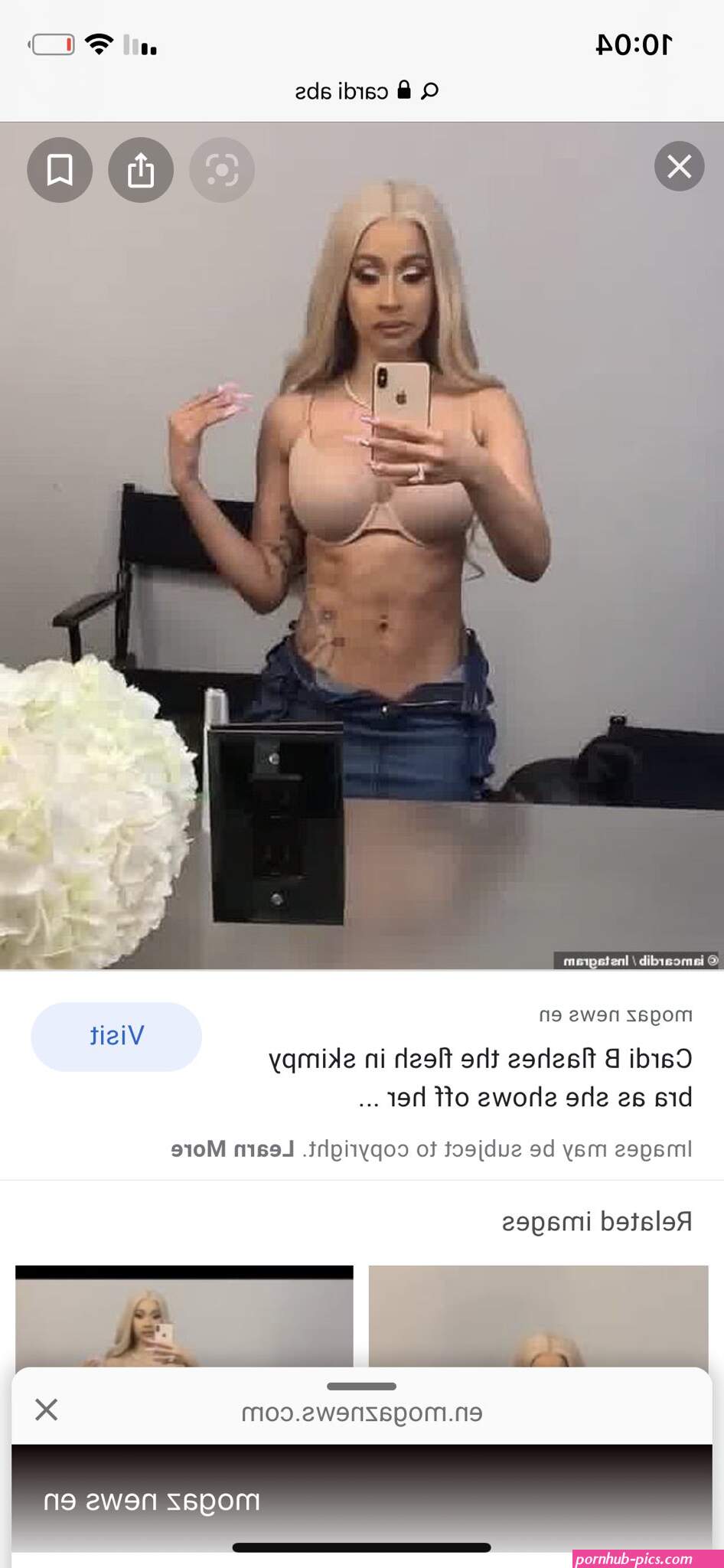Cardi B on X: After I gave birth...Still got abs...Dont play wit me
