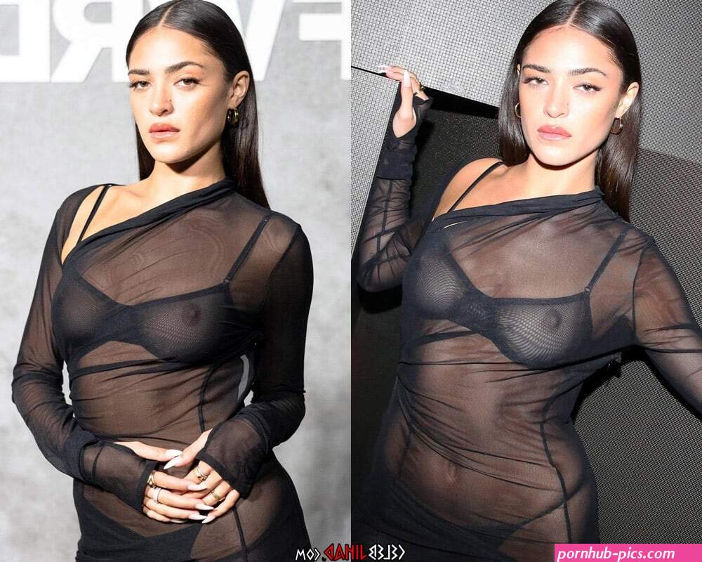 Luna Blaise Shows Her Nude Tits In See Thru Tops