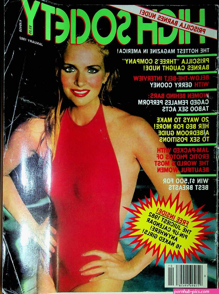 High Society Magazine Priscilla Barnes January 1982 112723RP