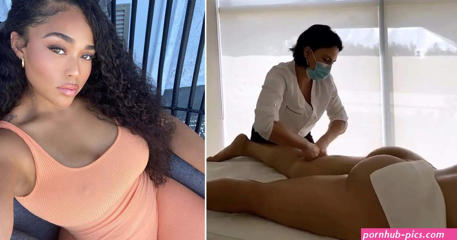 Jordyn Woods shares cheeky video of her bum massage