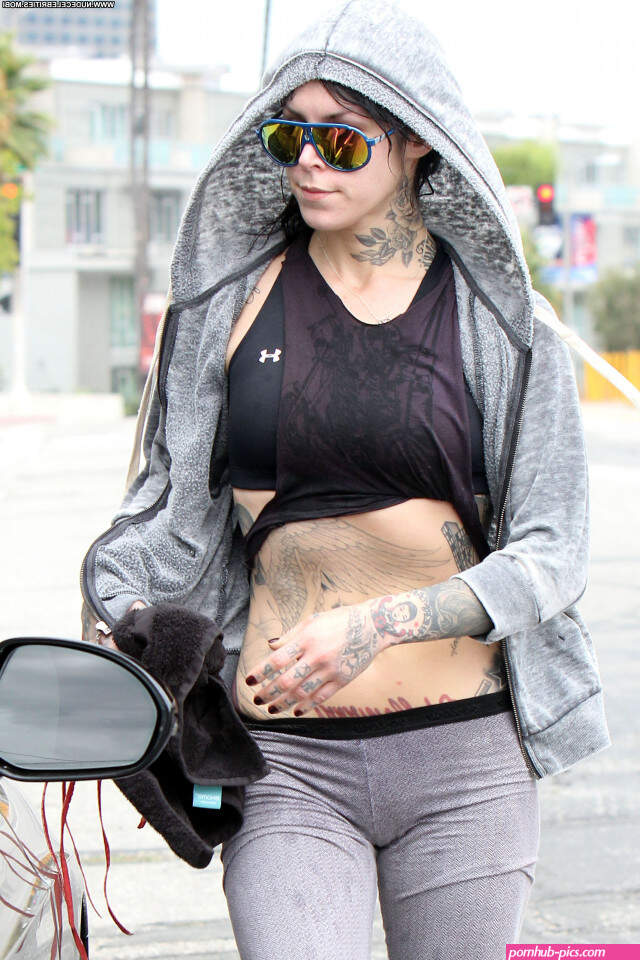 Kat Von D No Source Workout Babe Beautiful Celebrity High Resolution