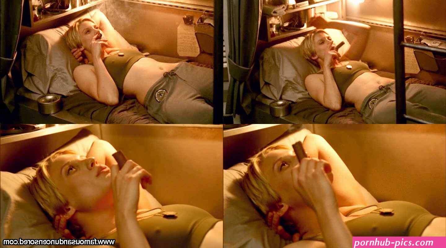 Naked Katee Sackhoff in Battlestar Galactica: The Plan ANCENSORED
