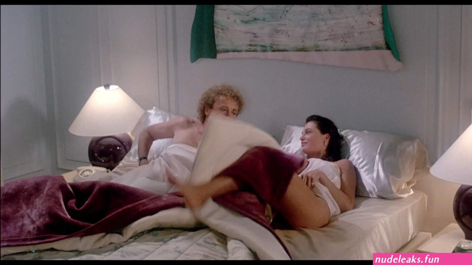 Kelly LeBrock nude brief topless and bush