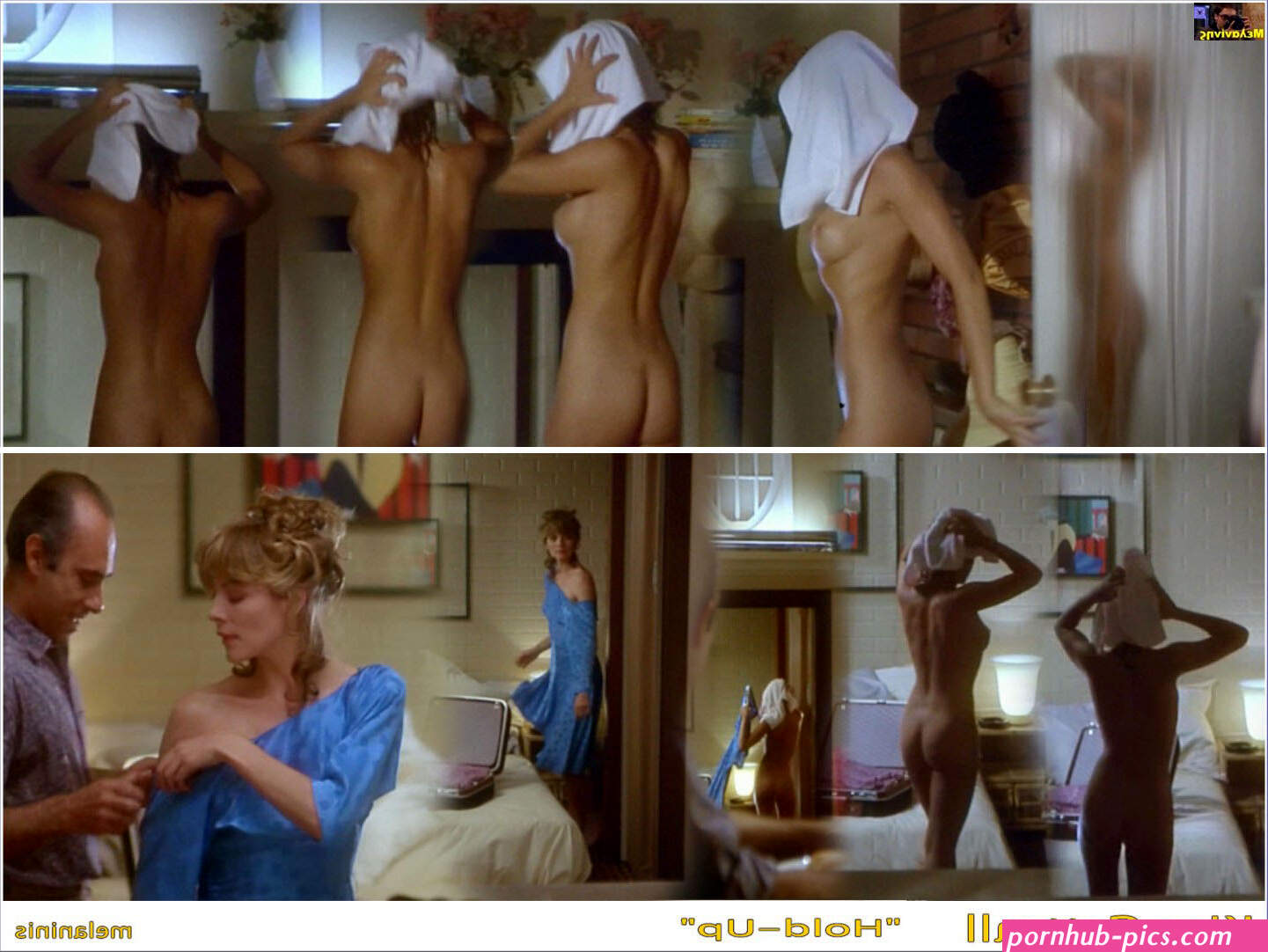 Naked Kim Cattrall in Hold-Up ANCENSORED