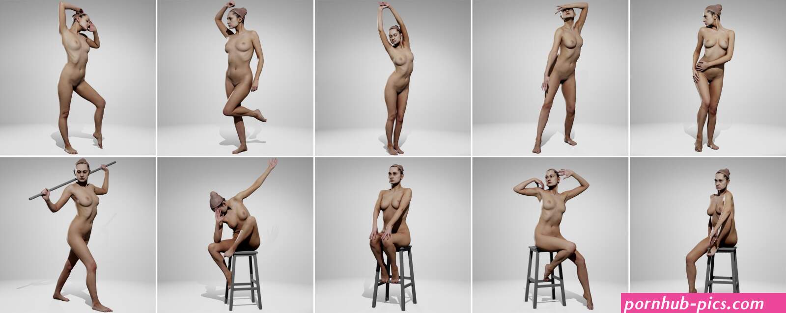 Nude Poses for Drawing