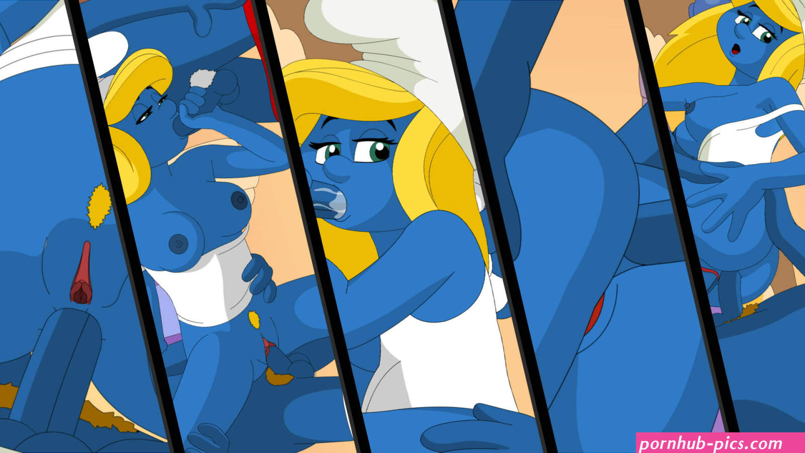 Smurf porn Cartoon Gonzo Smurfuck