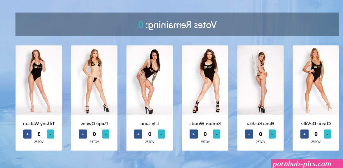 You can now cast your vote for the pornhub games via the web
