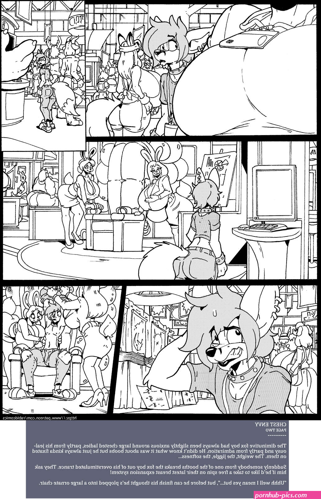 CHEST ENVY Page 2 -A Patreon Comic!- by Rabid -- Fur Affinity dot net