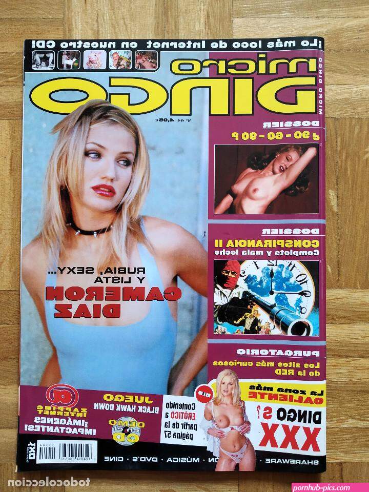revista micro dingo 44. cameron diaz. divas del
