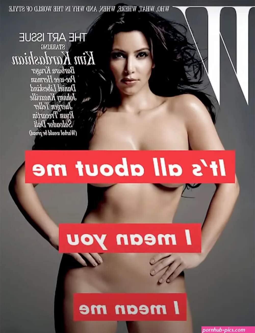 Kim Kardashian Throws Back to That Nude W Mag Shoot She Cried Over