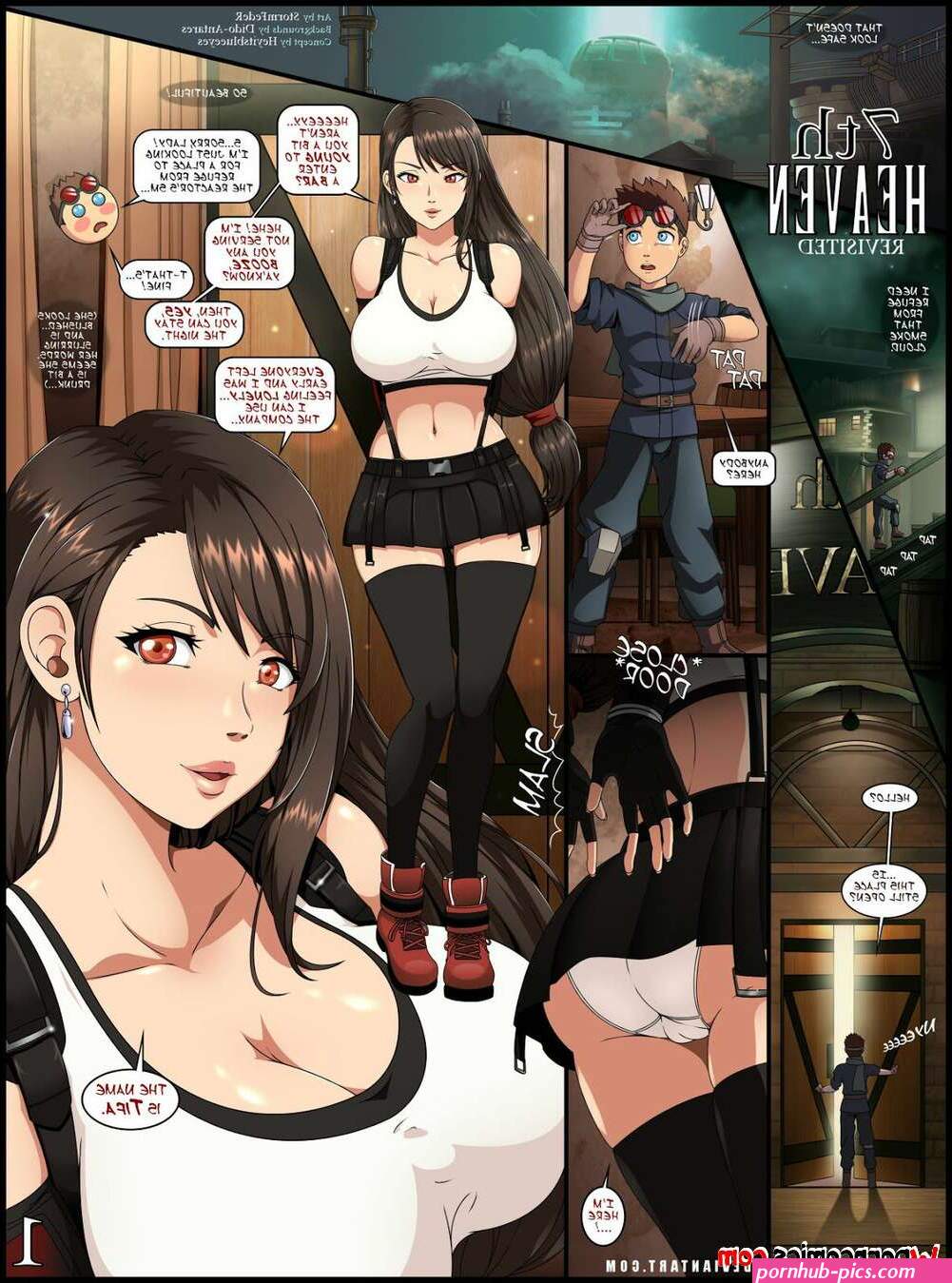 Porn comic 7TH Heaven. Revisited. Part 2. Final Fantasy VII. Stormfeder. Sex comic girl was left