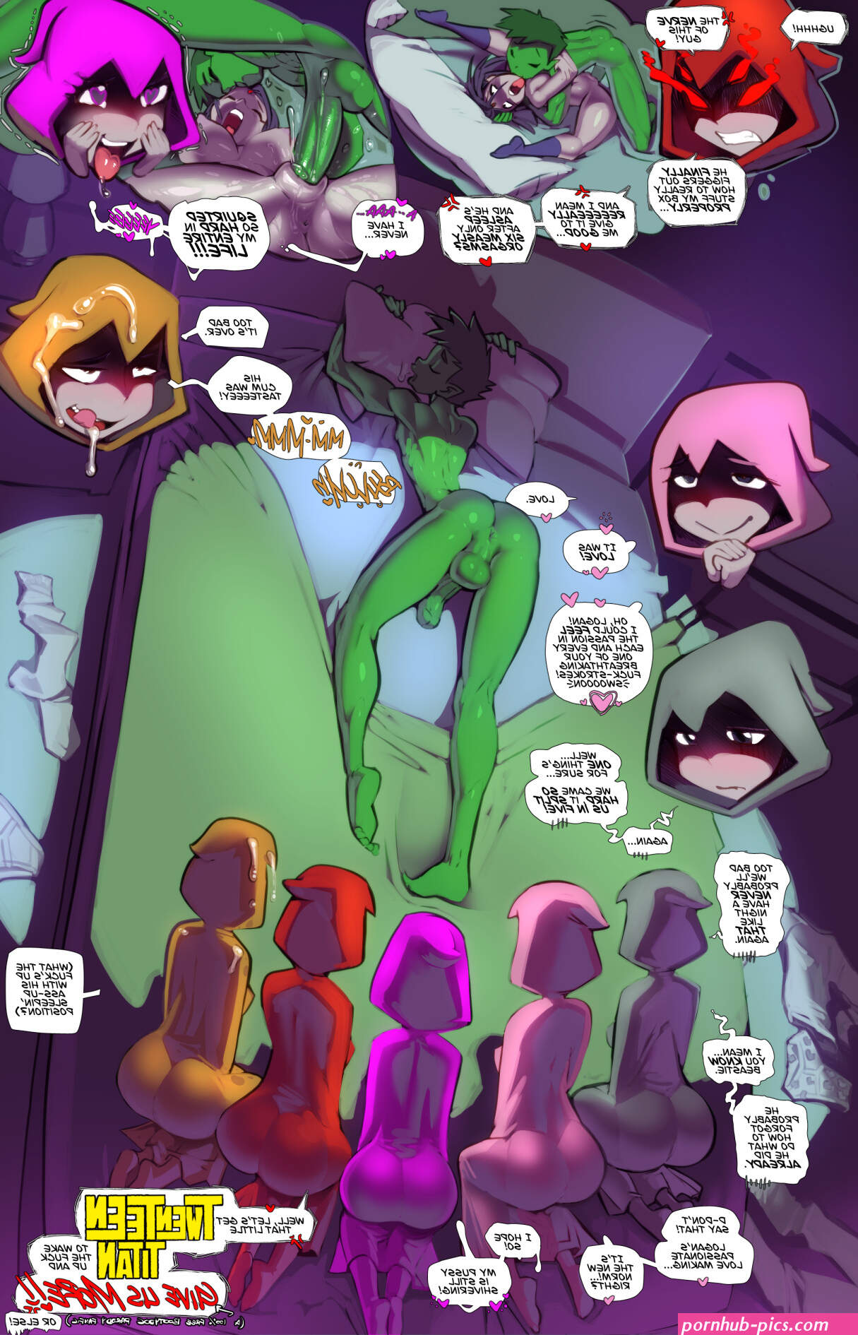 TwenTeen Titan: Give us More!! Porn comic Cartoon porn comics Rule 34 comic