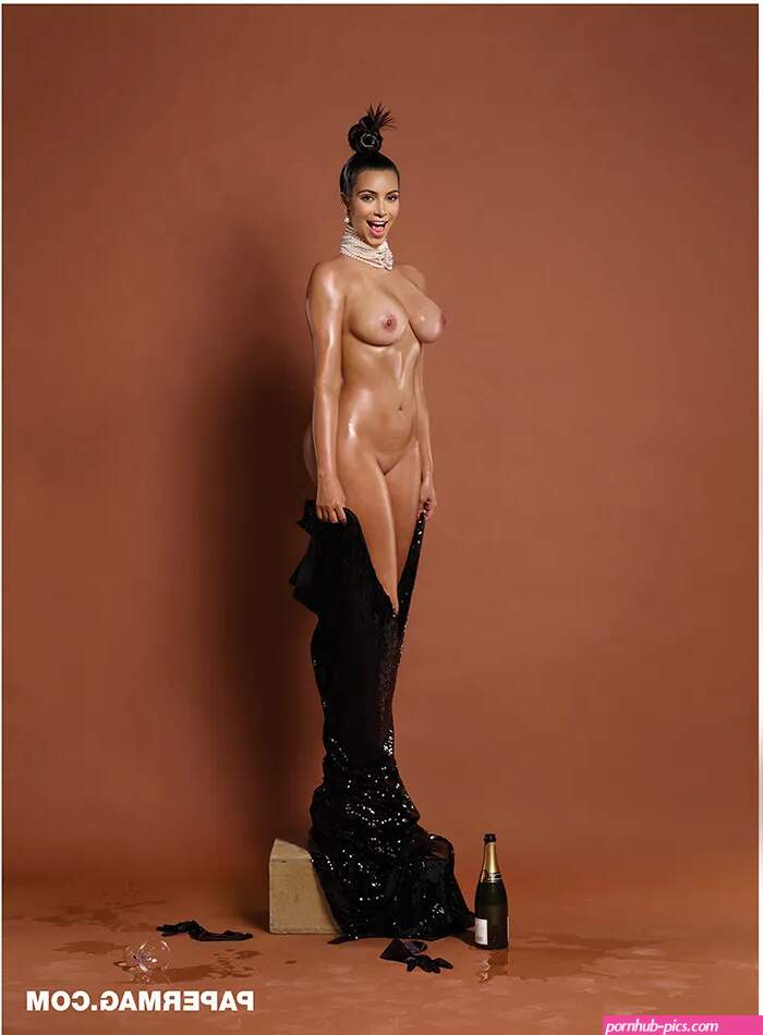 Actually Kim Kardashian Got Totally Naked for That Shoot