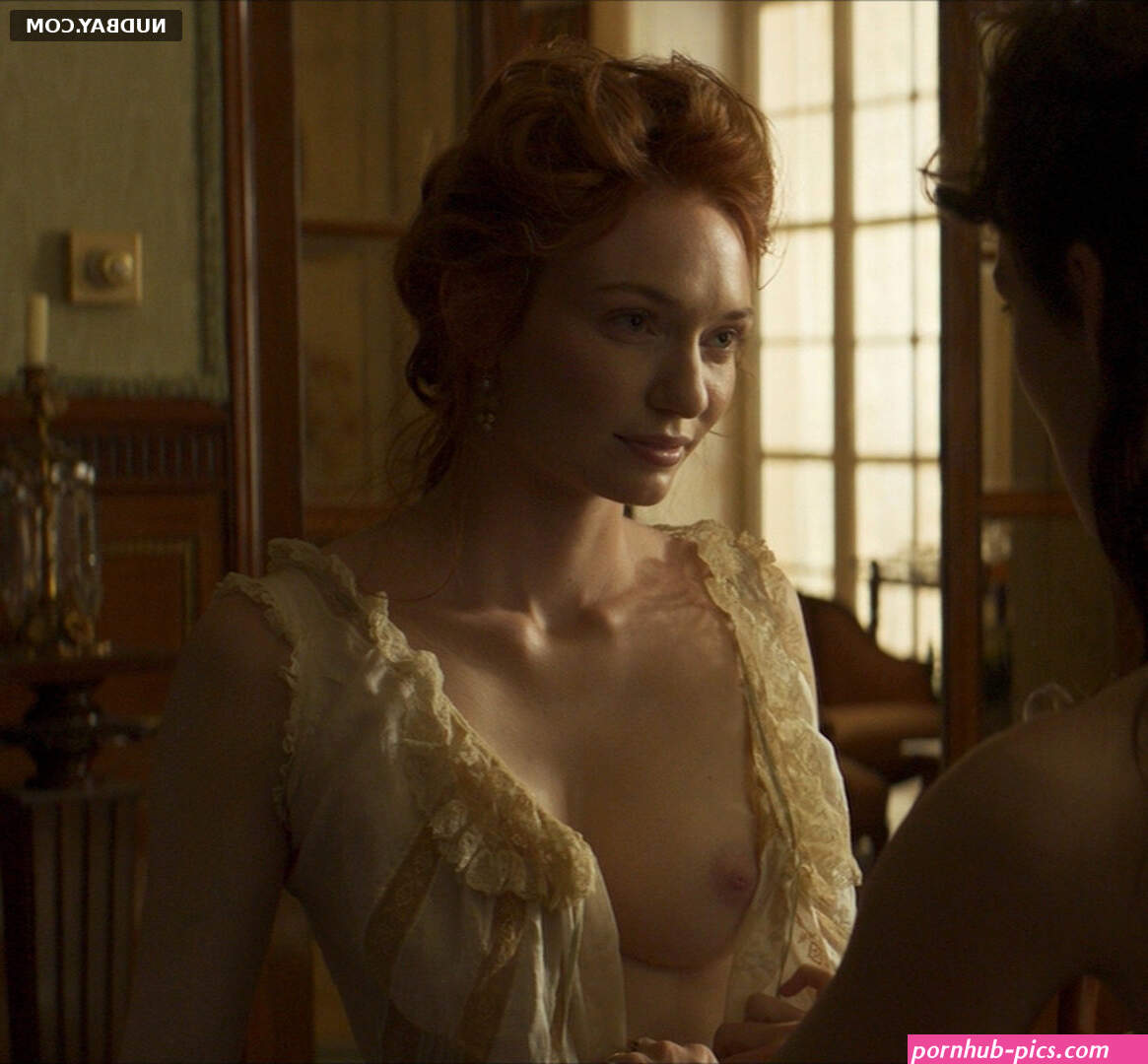 Eleanor Tomlinson nude in the movie Colette 2018