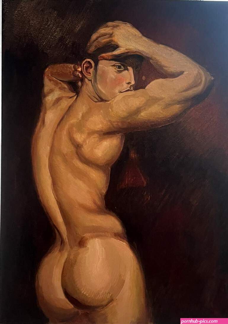 Naked boy Painting by Aleksandr Parshin