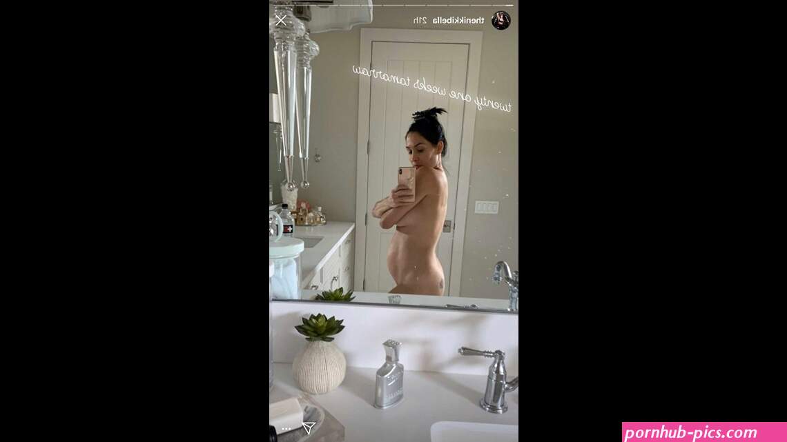 Nikki Bella Shares Nude Baby Bump Selfie at 21 Weeks Pregnant: Is It Too Much?