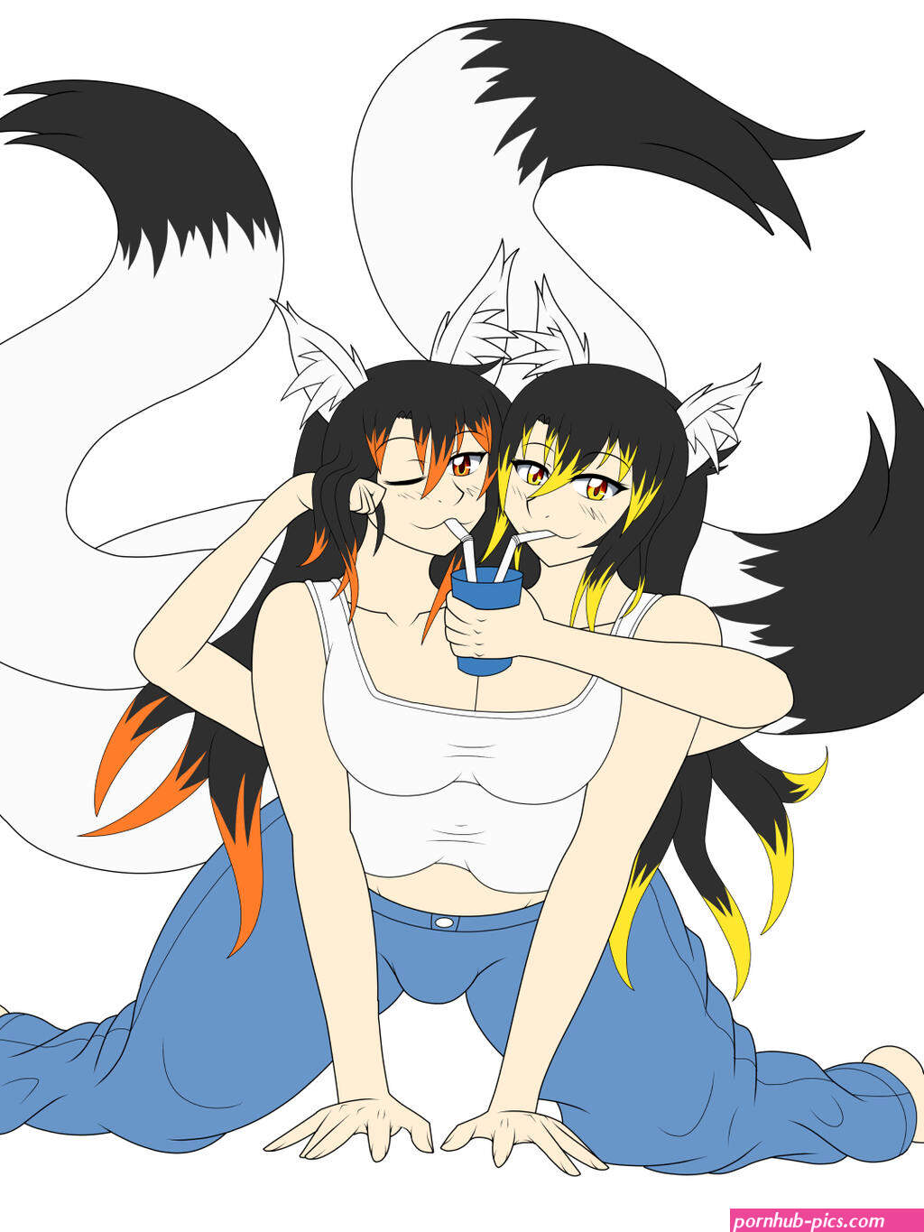 One cup two girls C by nano99 on DeviantArt