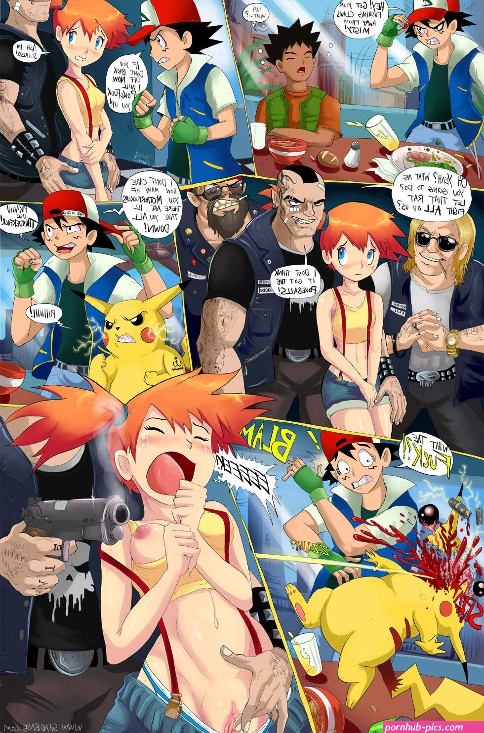 Misty Gets Wet Pokemon ShadBase