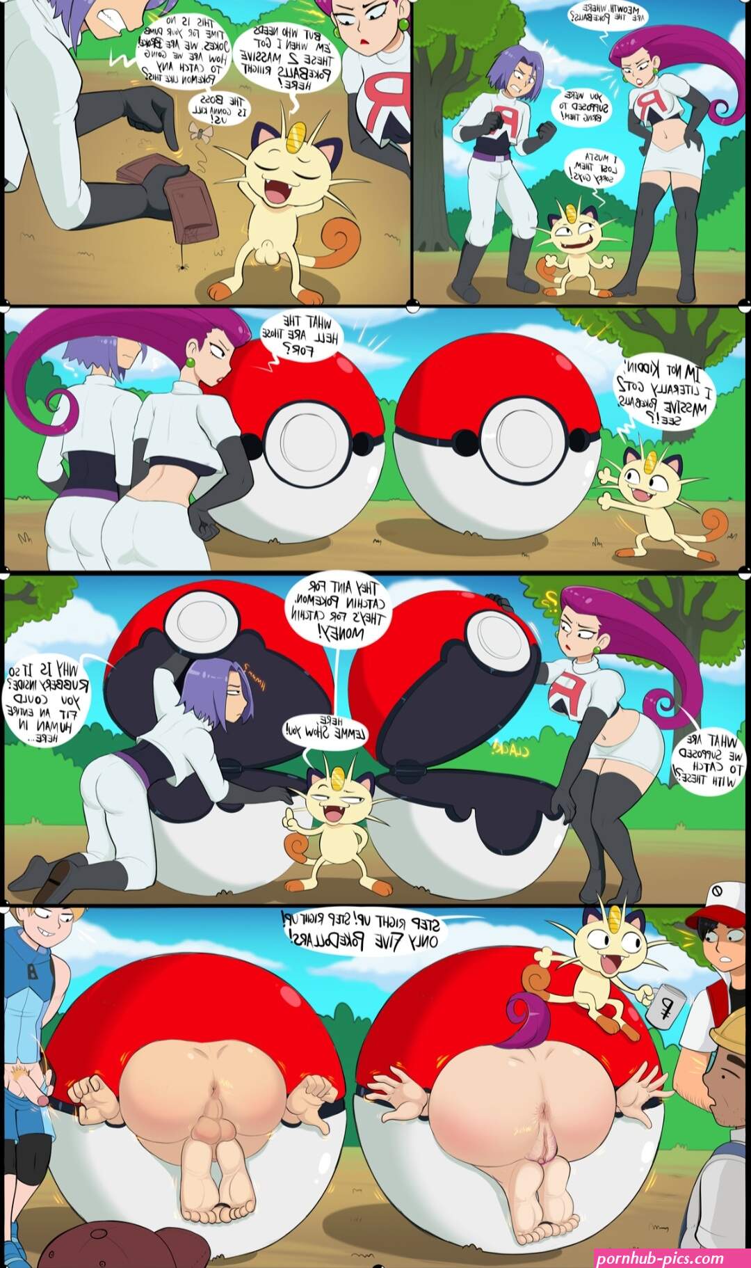 Post 5084796: comic James Jessie Meowth Porkyman Shadman TeamRocket