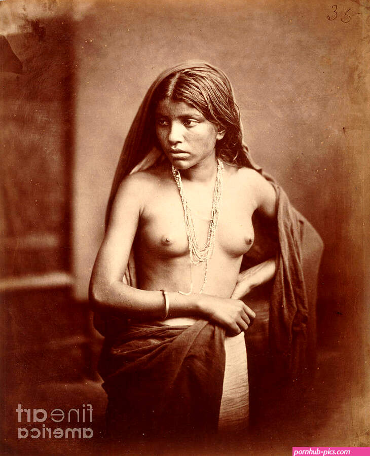 Vintage Portrait Of A Nude Young Woman Eastern Bengal Painting by European School