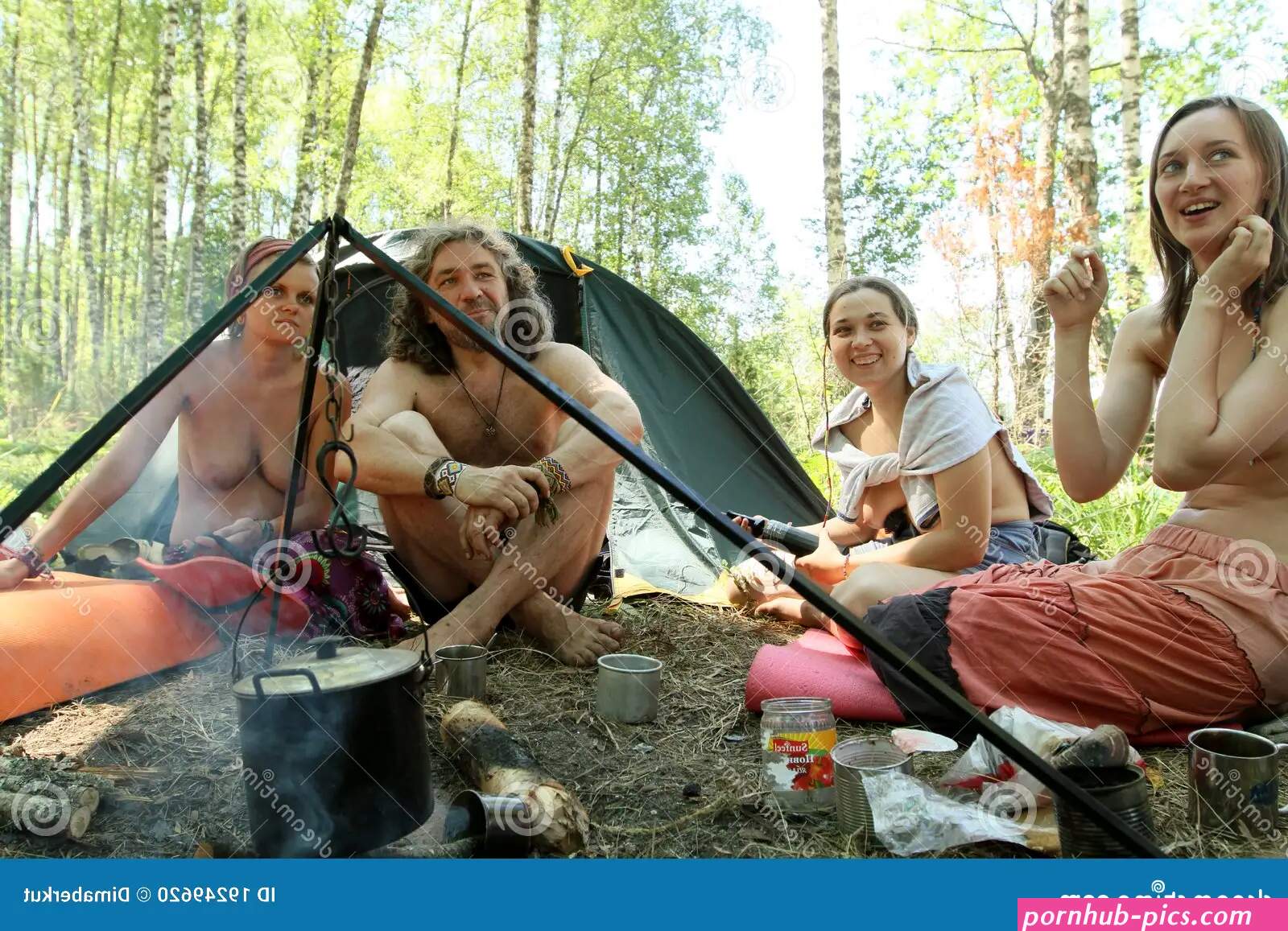 Russian Rainbow Family Gathering Editorial Image