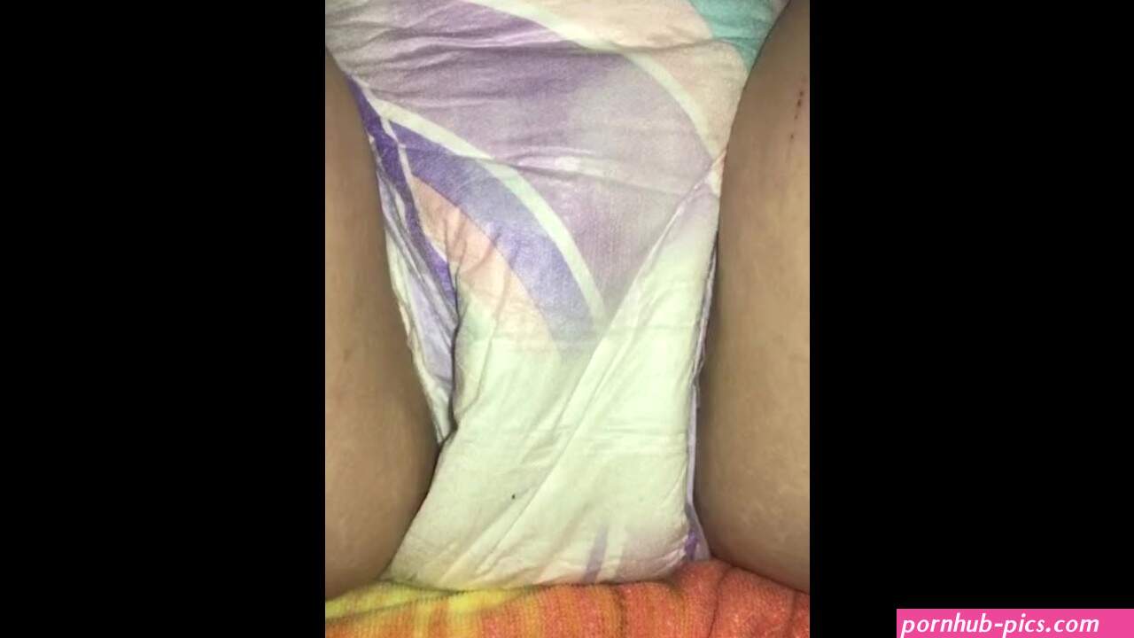 Blowjob and Diaper Wetting with her Skirt on