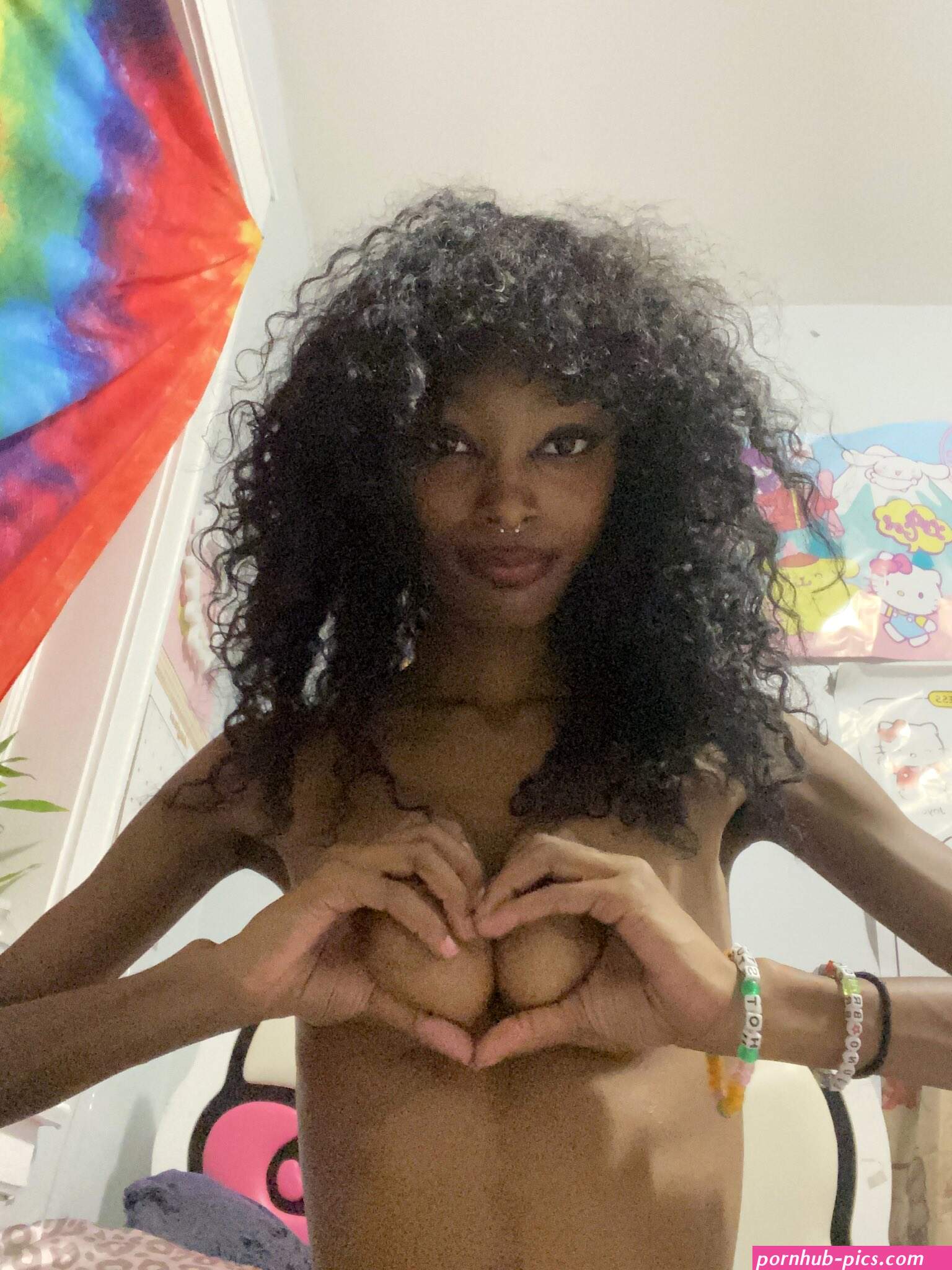 cat on X: small boobs matter they may not be huge but atleast I can do a heart with them petite ebony small