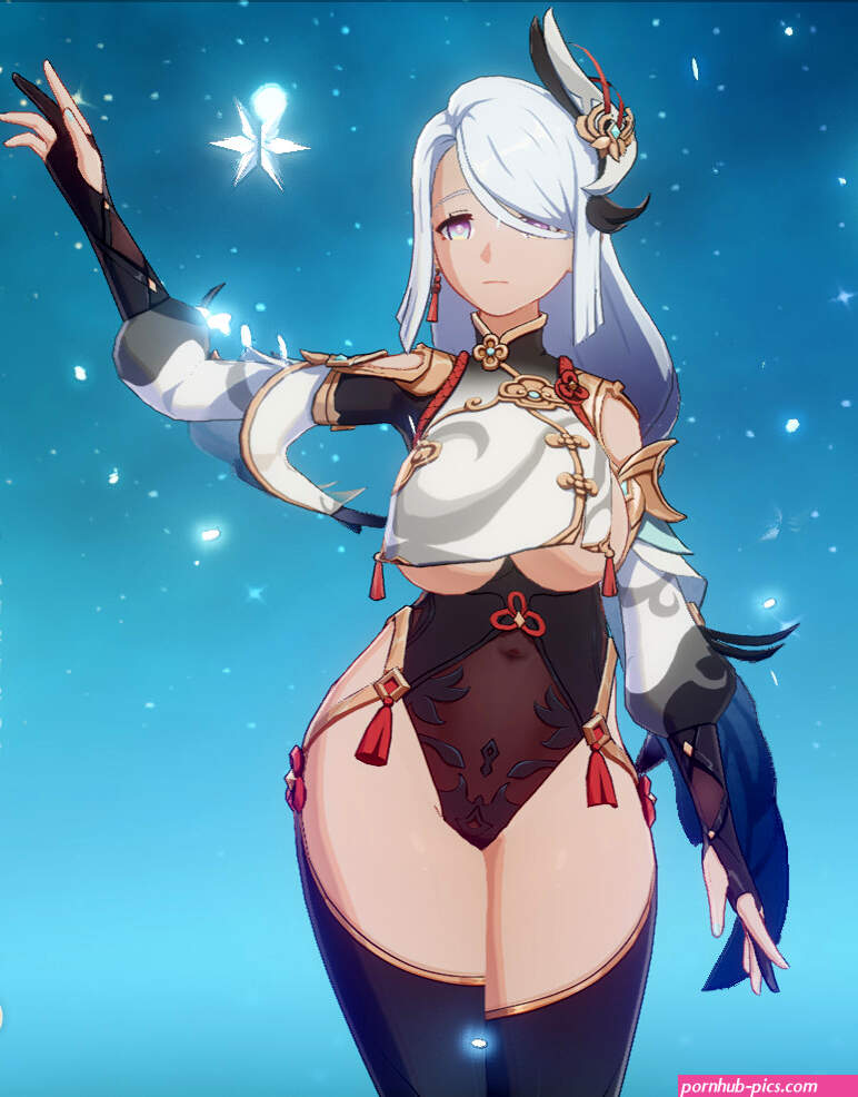 Genshin Impact Bottom Heavy Shenhe Mod Both Shapely Nude