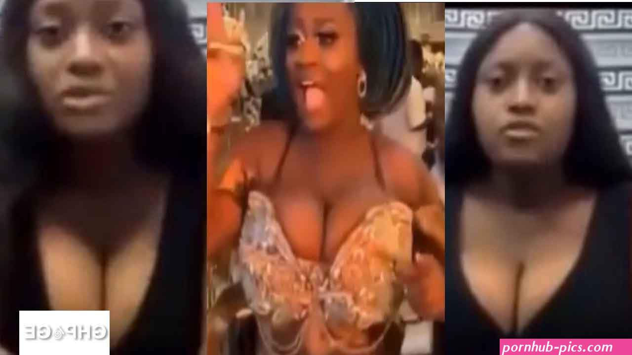 Endowed lady who went viral for exposing her boobs at a wedding cries