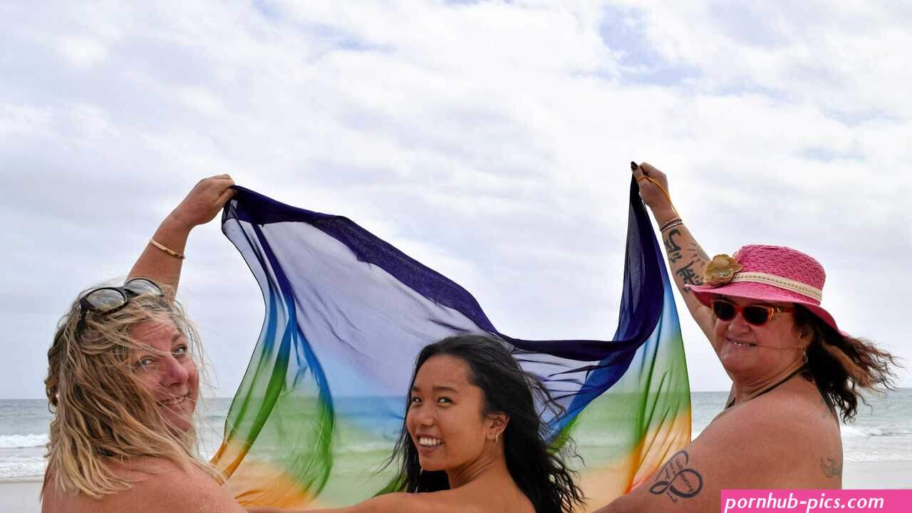 Clothed or not families invited to fun day at nude beach