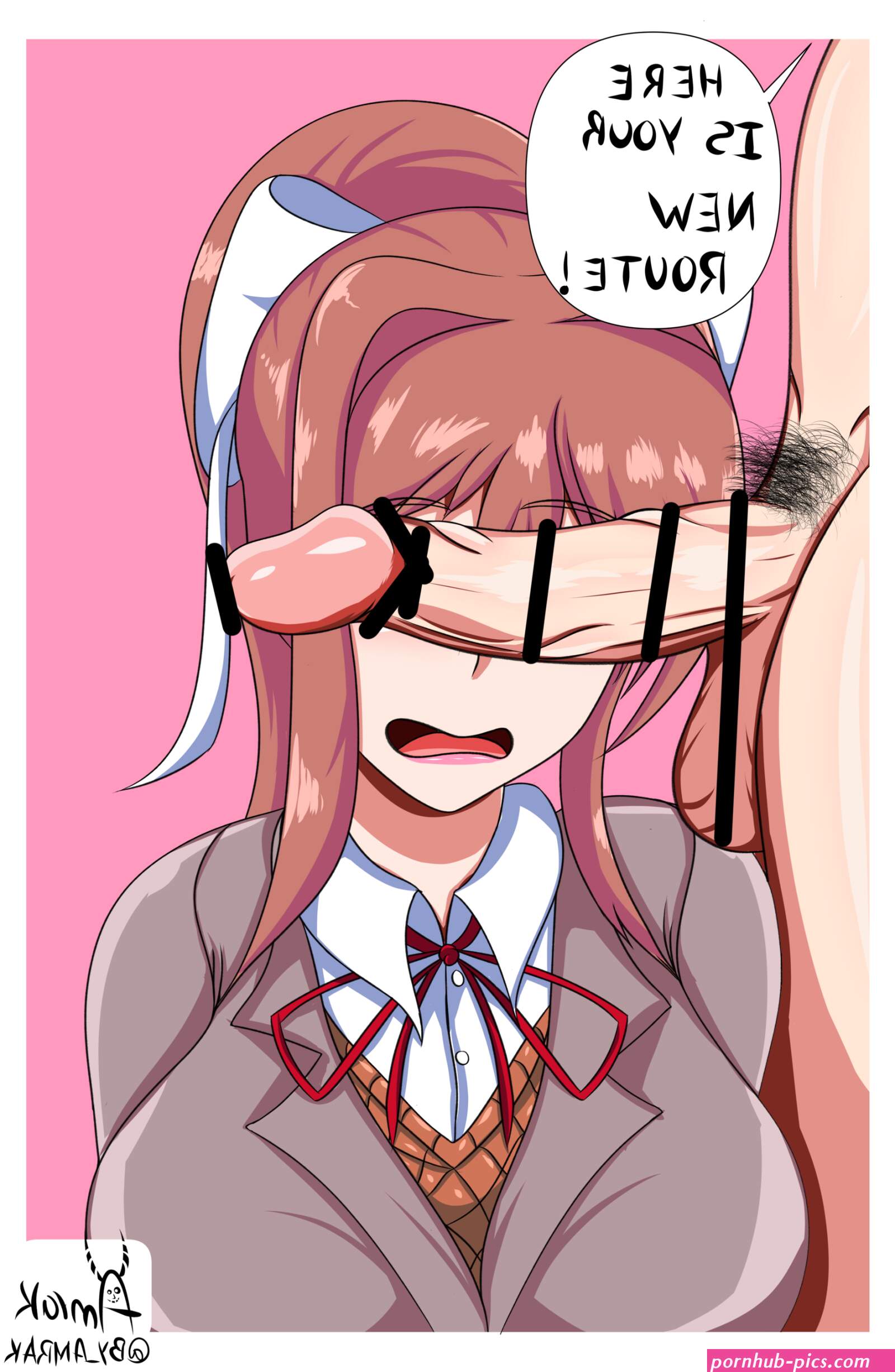 Post 4447548: Amrak DokiDokiLiteratureClub Monika