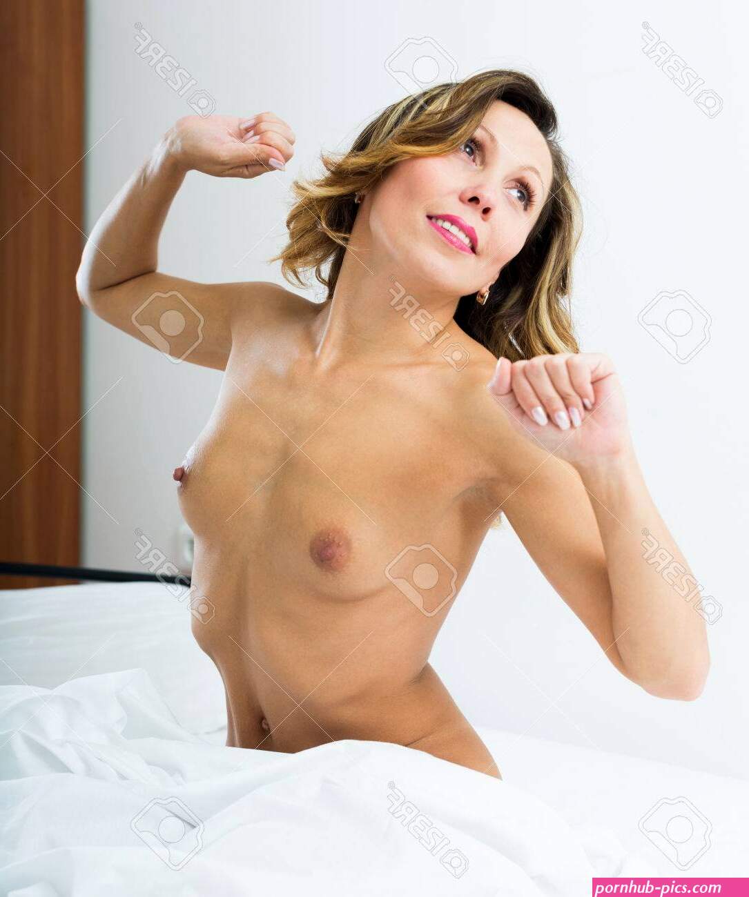 Middle Aged Woman Topless
