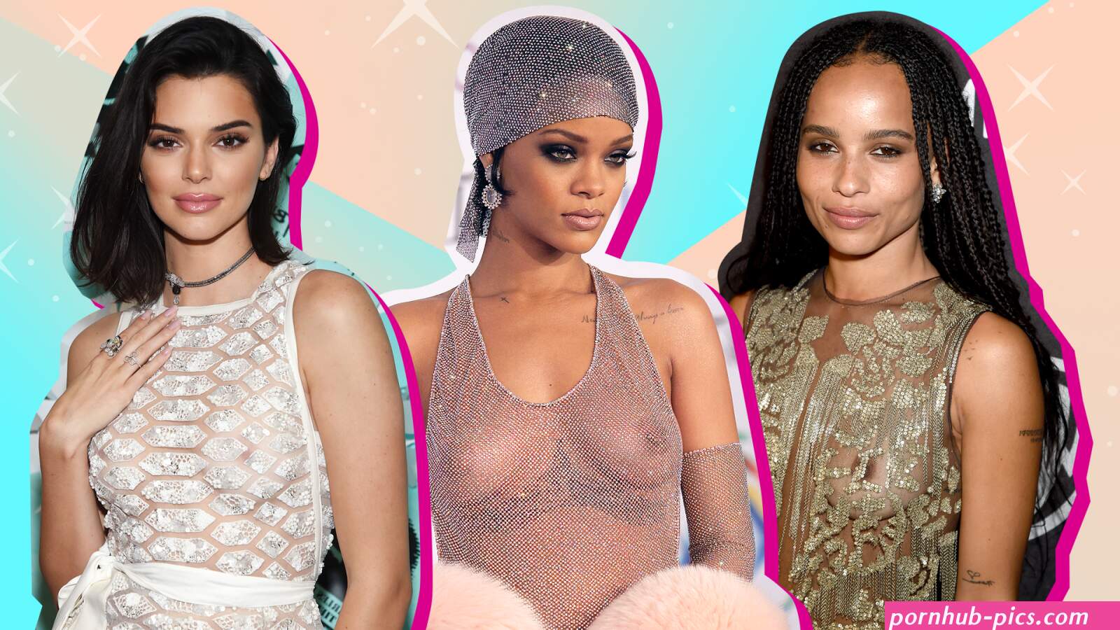 Celebs Showing Their Nipples in Sheer Clothes