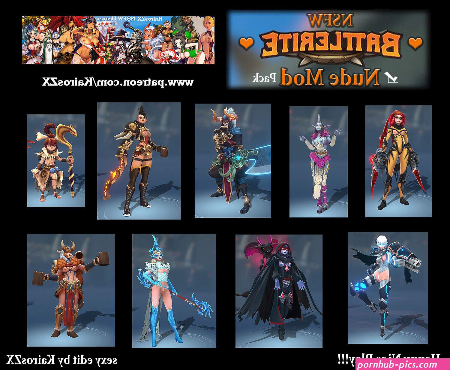 Battlerite NSFW Nude mod pack!!!
