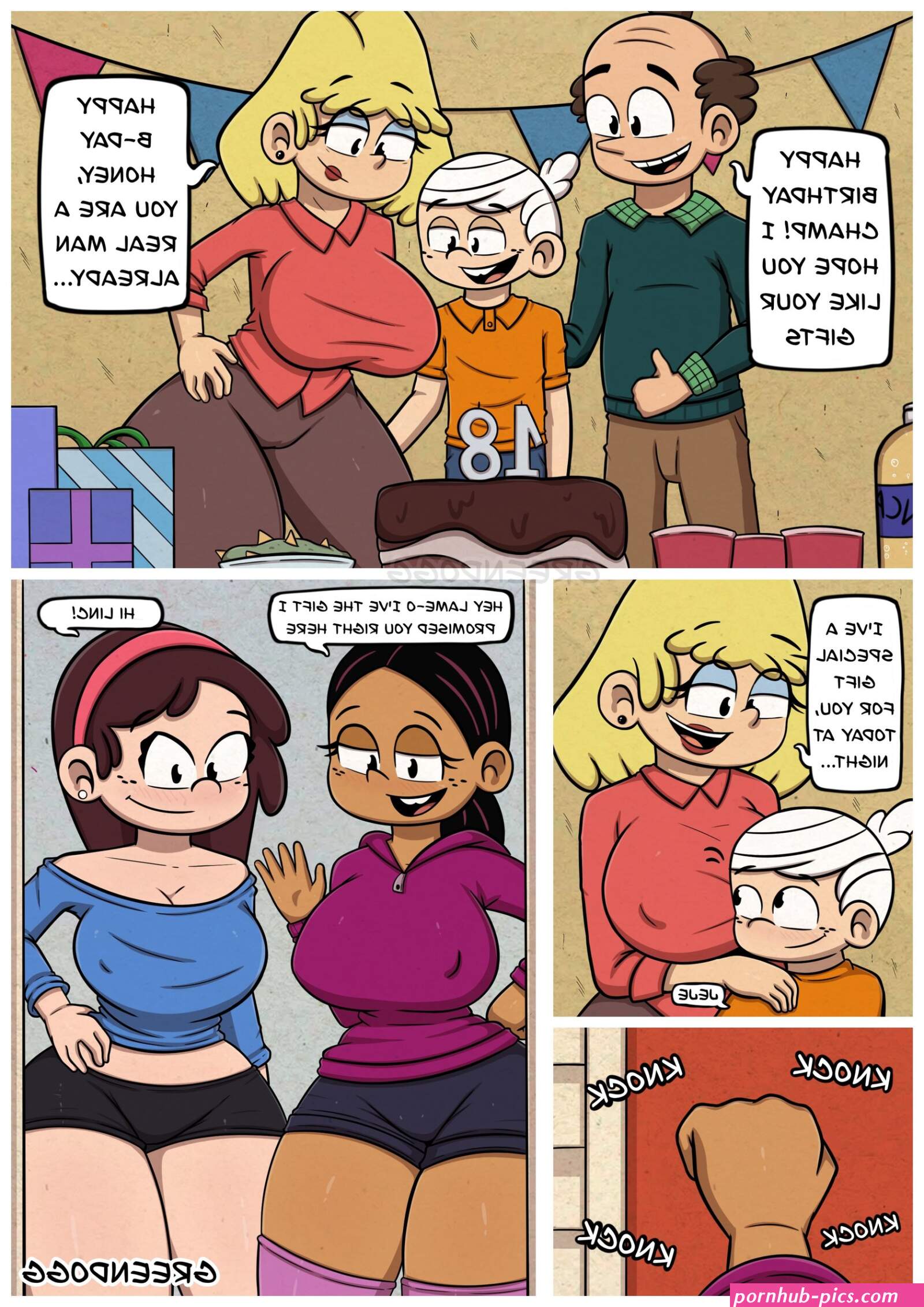 Lincolns Present comic porn